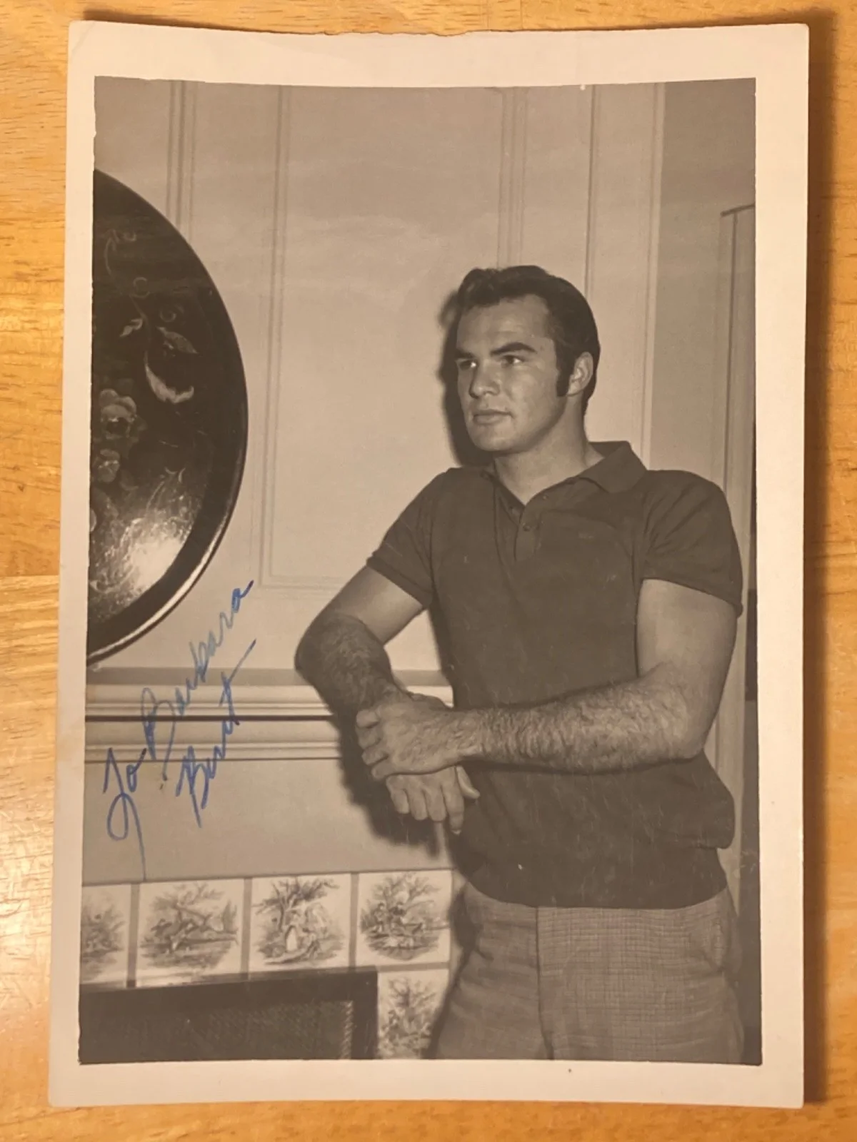 Hand SIGNED Burt Reynolds 5x7 Scarce EARLY Photo of a YOUNG Burt - Smokey, etc, изображение 2