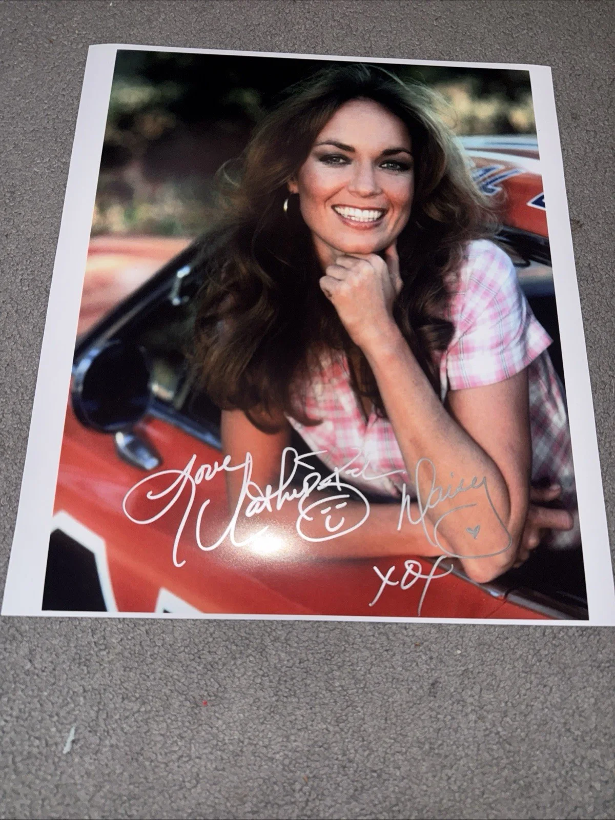 Catherine Bach AUTOGRAPH SIGNED 11x14 Print Photo Daisy Duke PROOF, image 3
