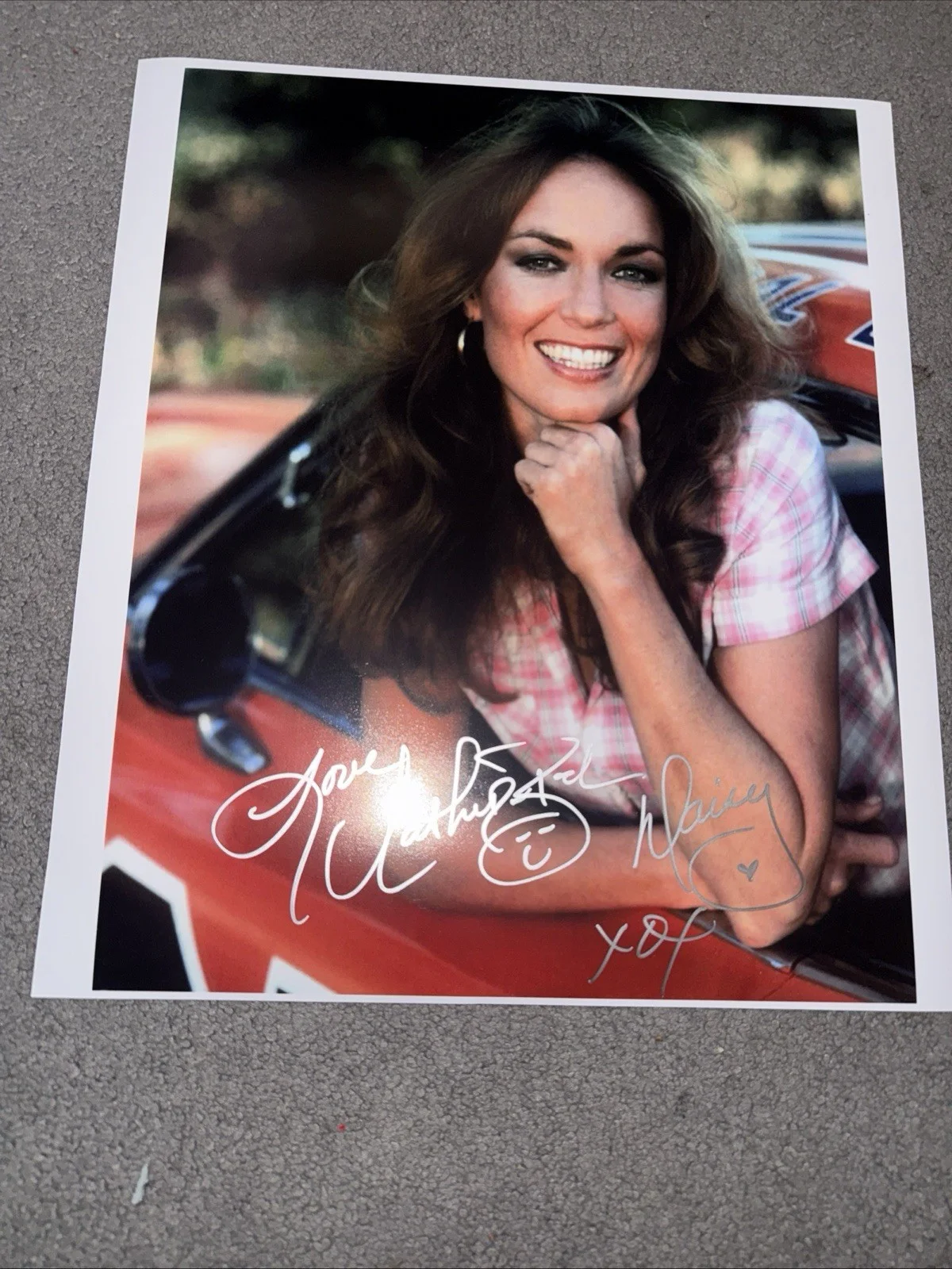 Catherine Bach AUTOGRAPH SIGNED 11x14 Print Photo Daisy Duke PROOF, image 5
