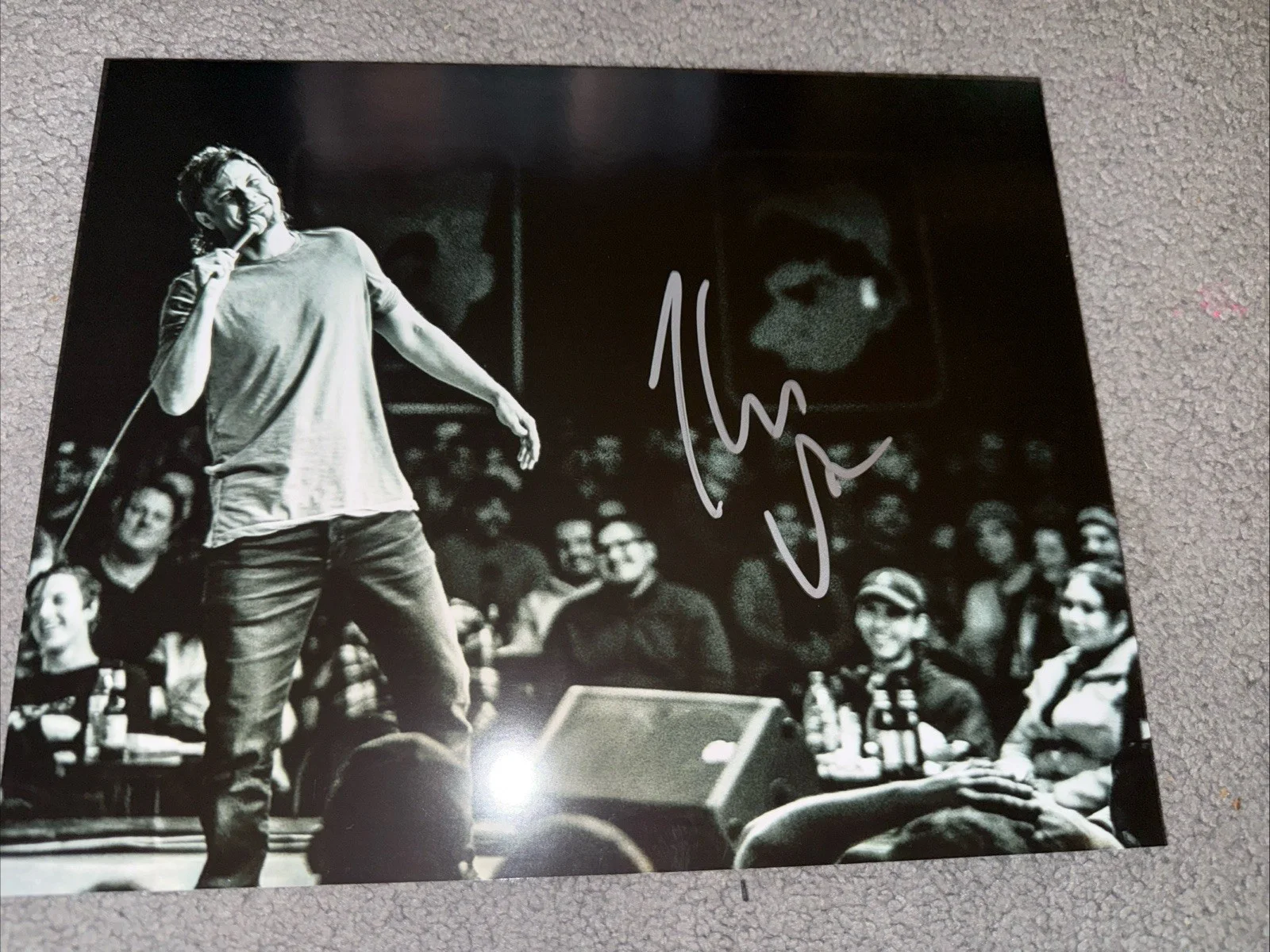 Theo Von AUTOGRAPH SIGNED 8x10 Comedian Legend The Rat, image 3