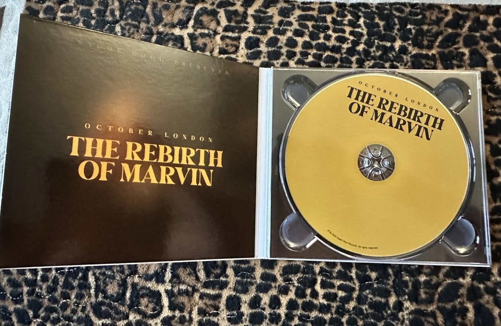 October London Signed /Autographed The Rebirth Of Marvin CD, изображение 2