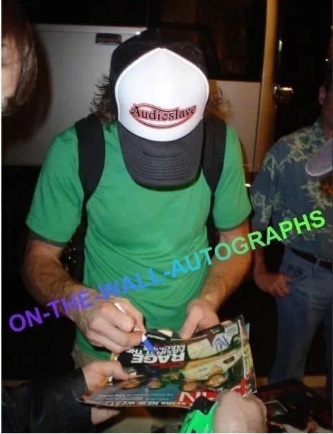 AUDIOSLAVE BAND HAND SIGNED AUTOGRAPHED PHOTO BY ALL 4! RARE WITH PROOF + C.O.A., image 4