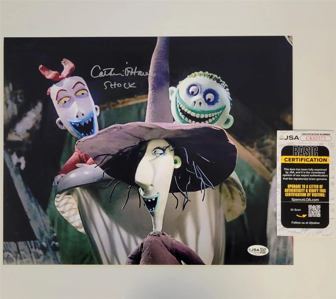 Catherine O'Hara — Catherine O'Hara signed "Shock" Nightmare Before Christmas 11x14 Photo auto JSA
