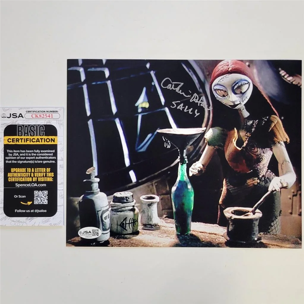 Catherine O'Hara — Catherine O'Hara signed "Sally" Nightmare Before Christmas 8x10 Photo auto JSA