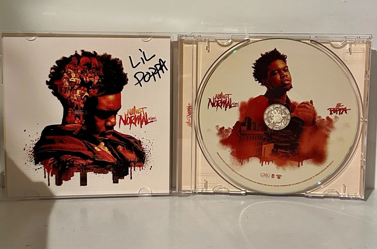SIGNED Lil Poppa Almost Normal Again Album Photo Cover Art Card & CD, изображение 4