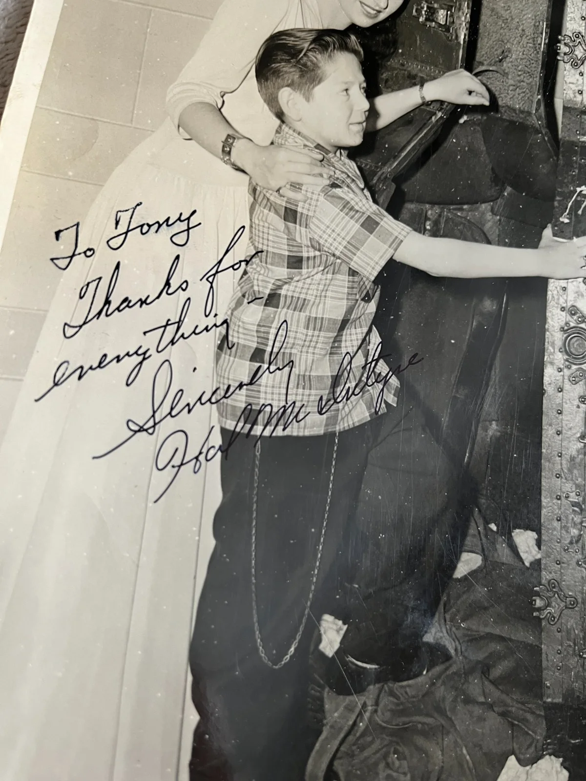Hal McIntyre autographed publicity photo signed photograph 1940s big band jazz, изображение 2
