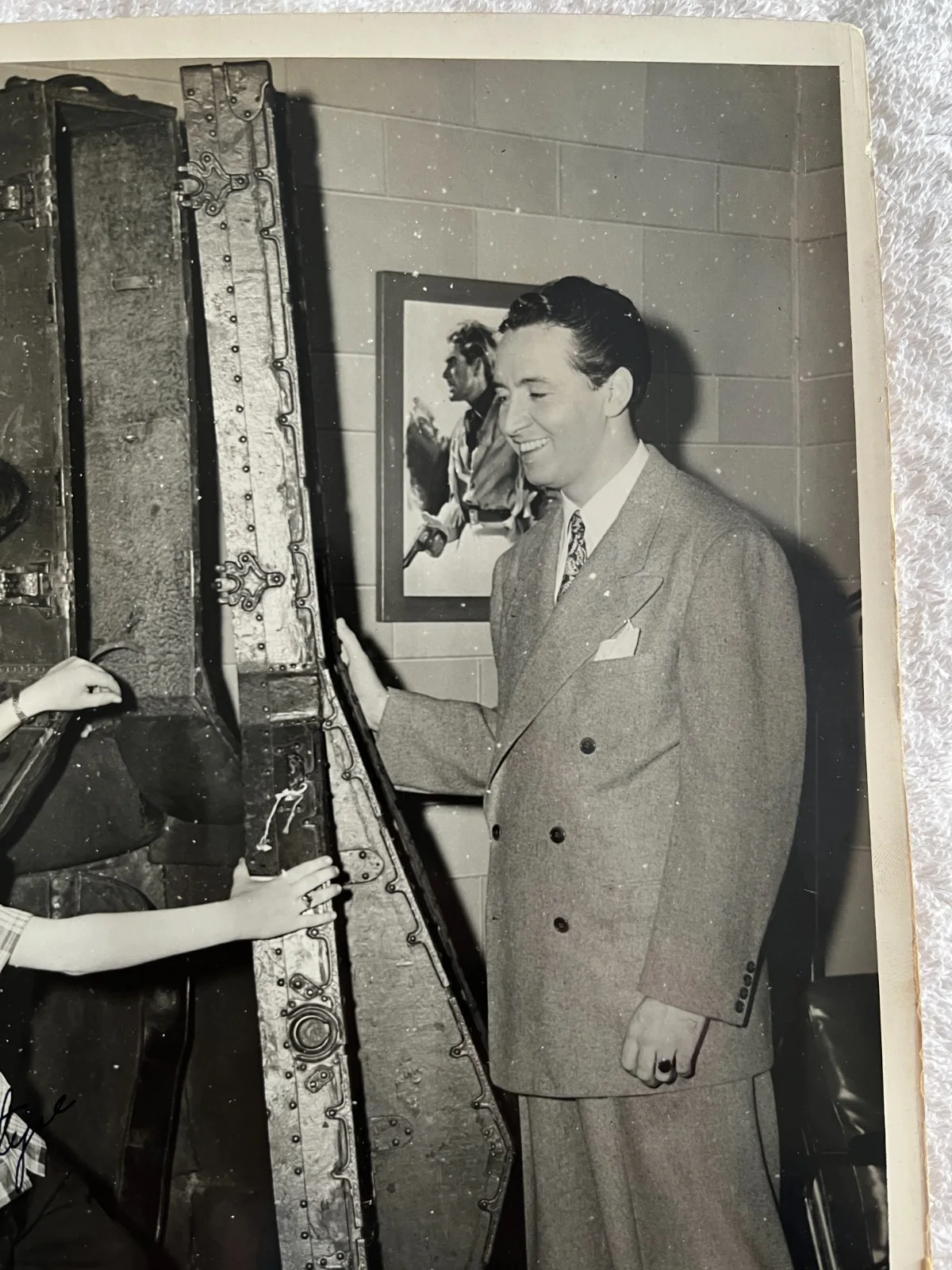 Hal McIntyre autographed publicity photo signed photograph 1940s big band jazz, изображение 3