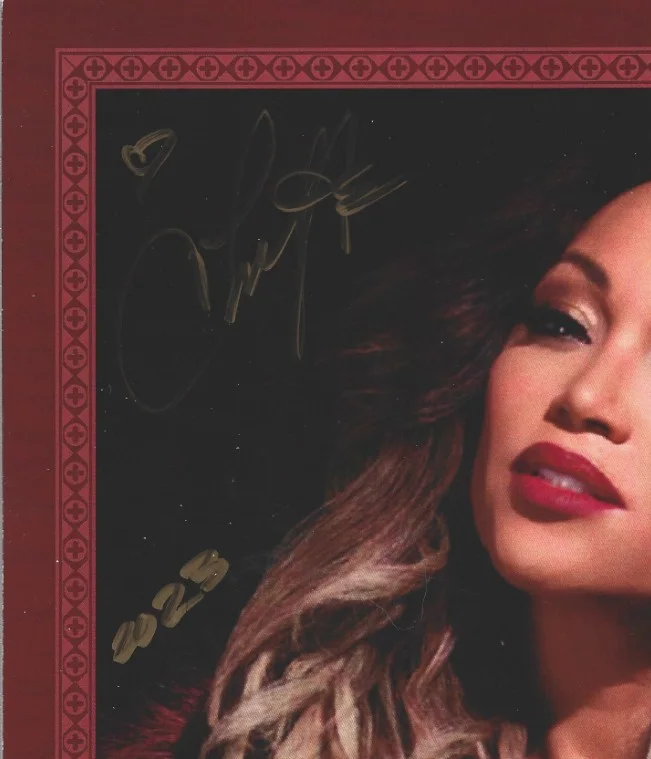 Chante Moore REAL hand SIGNED 8.5x11 Concert Show Promo Photo #2 COA Autographed, изображение 2