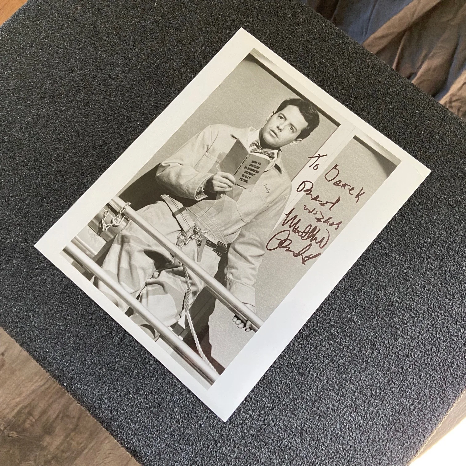 Matthew Broderick — Matthew Broderick Autographed 8x10 B&W Photo Authentic Original Signature! NM!, изображение 2