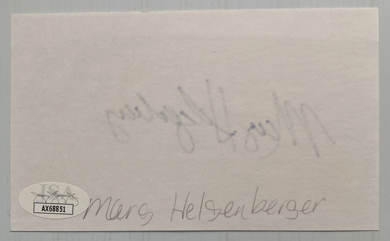 Marg Helgenberger — CSI Marg Helgenberger Signed Autograph 3x5 Index Card - JSA Cert - FREE S&H!, image 3