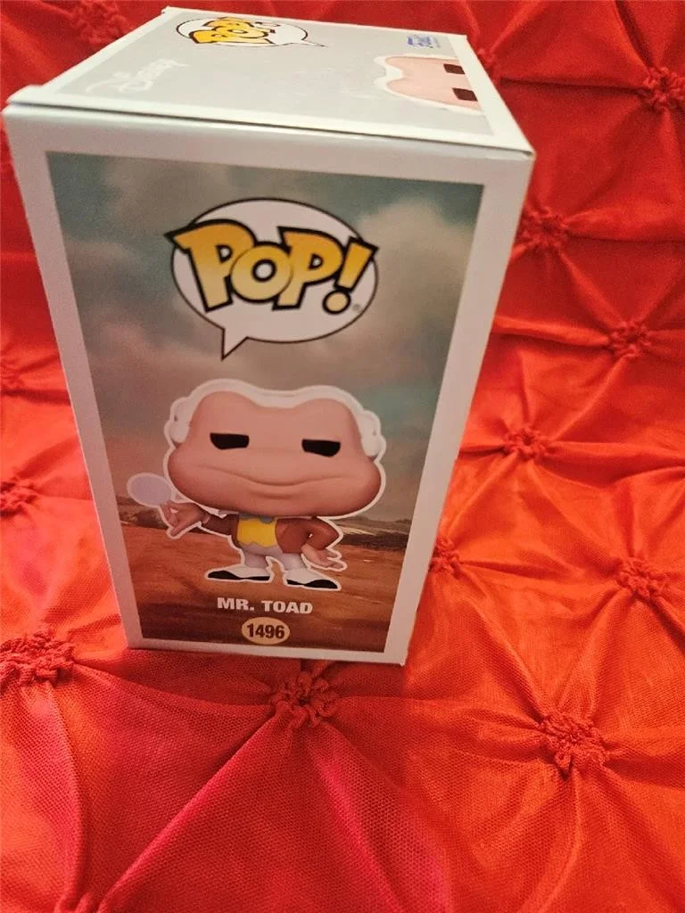 FLOYD NORM — FLOYD NORM HAND SIGNED AUTOGRAPHED FUNKO POP! 1496 ICHABOD MR TOAD W/ SKETCH COA, image 3