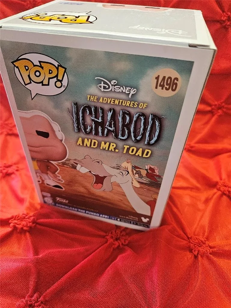 FLOYD NORM — FLOYD NORM HAND SIGNED AUTOGRAPHED FUNKO POP! 1496 ICHABOD MR TOAD W/ SKETCH COA, image 4