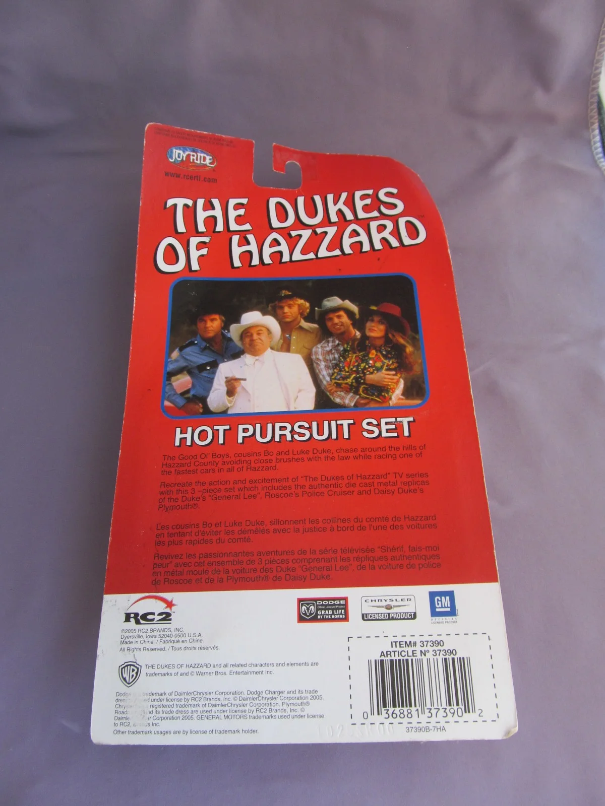 NEW! 2005 Joy Ride Die-Cast The Dukes of Hazzard Hot Pursuit Set, изображение 3