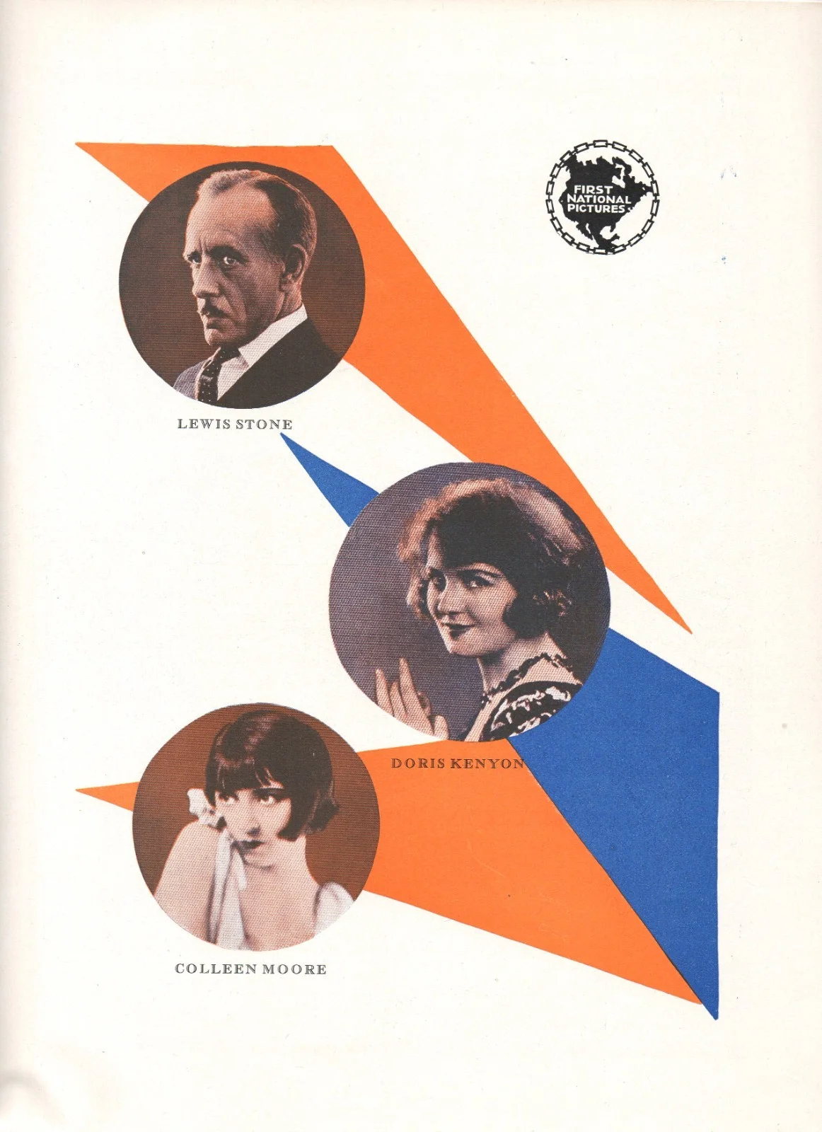FIRST NATIONAL PICTURES 1926 Corinne Griffith * Colleen Moore 2 GERMAN ADVERTS, изображение 2
