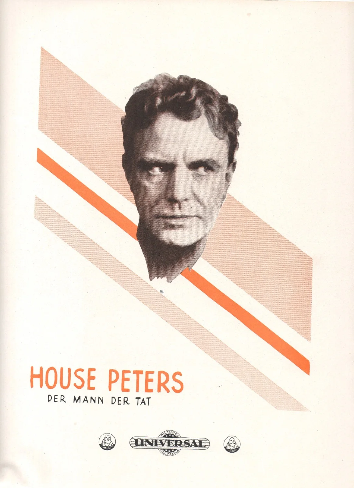 MARY PHILBIN * HOUSE PETERS 1926 German Portrait ADVERT, image 2