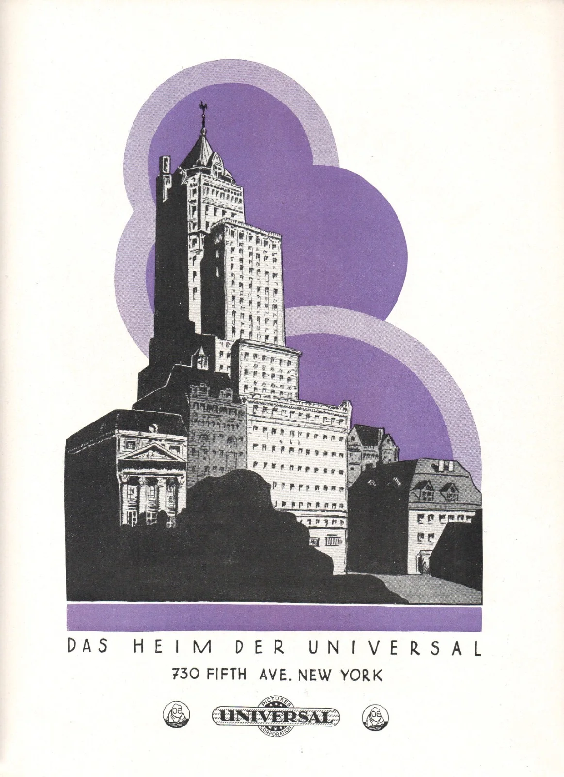 CARL LAEMMLE 1926 Universal Pictures film producer GERMAN ADVERT, изображение 2