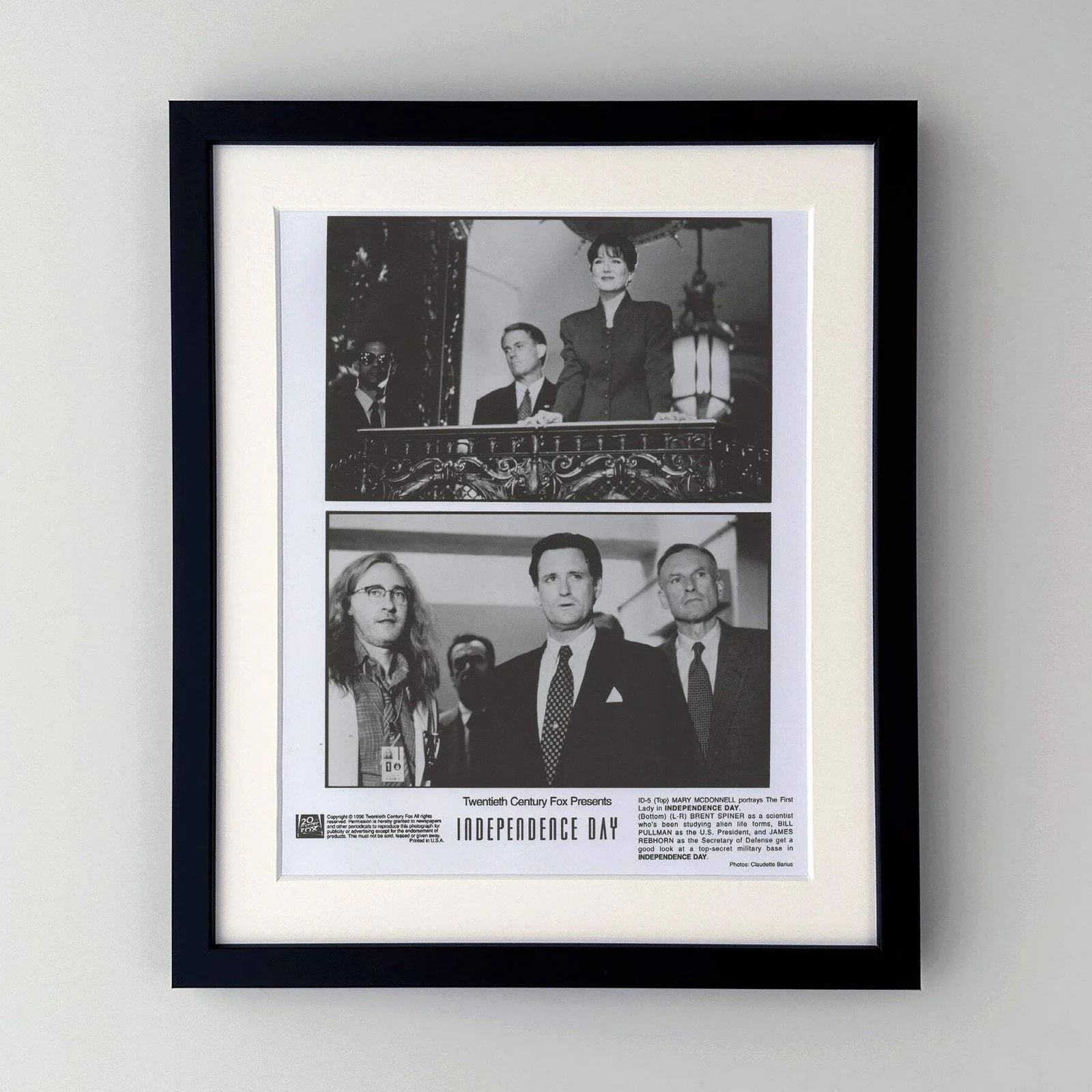 Independence Day (1996) Press Publicity Still - Framed, image 2