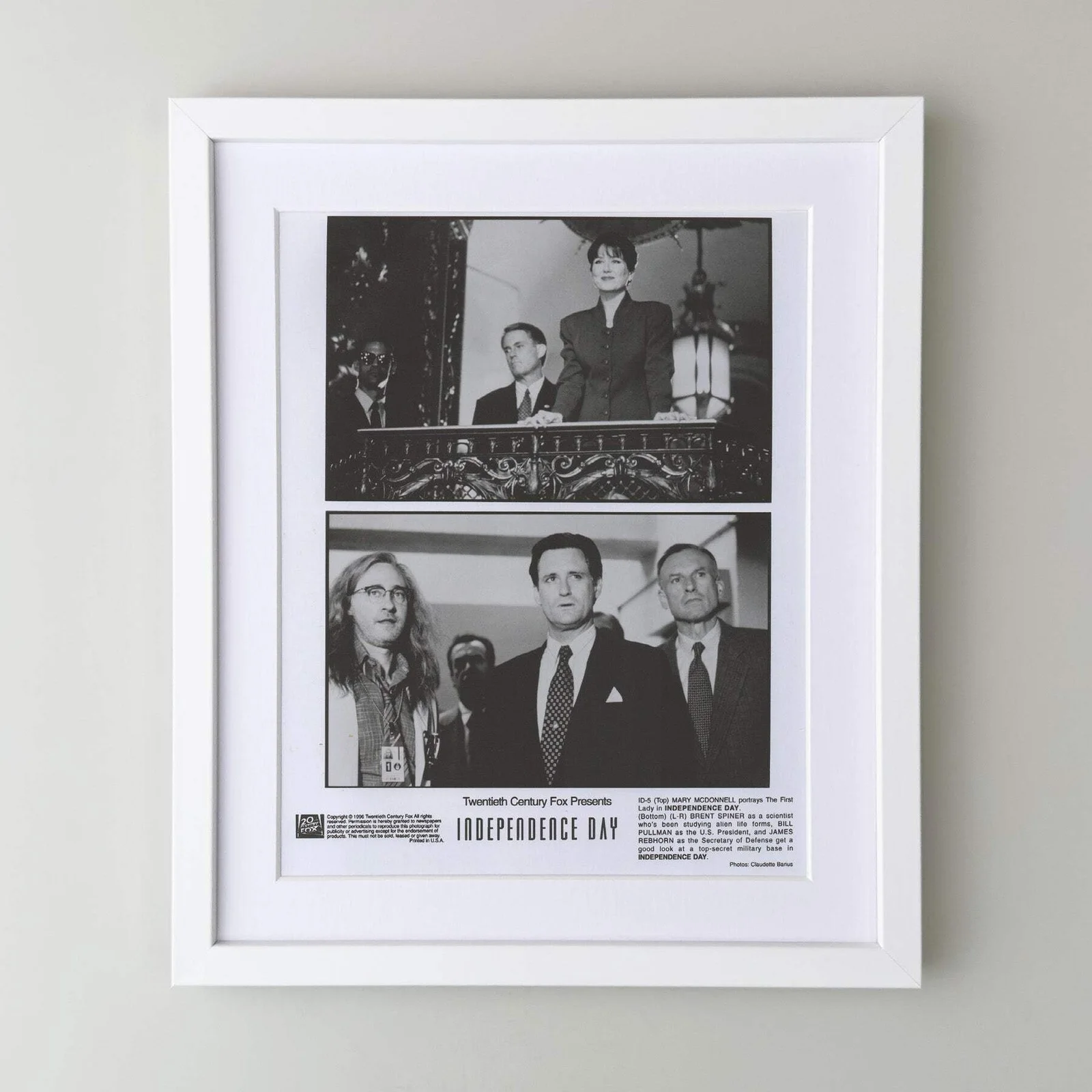 Independence Day (1996) Press Publicity Still - Framed, image 3