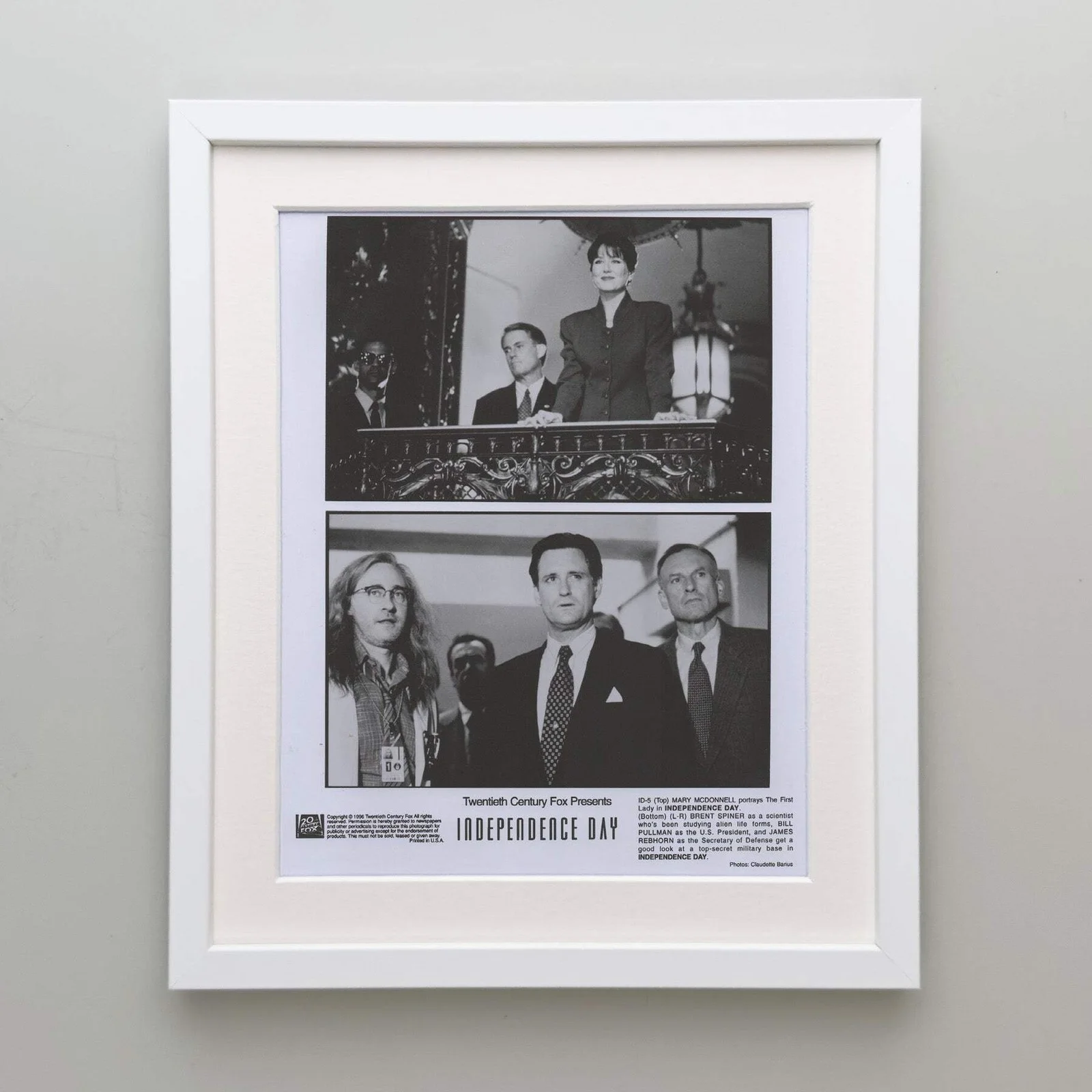 Independence Day (1996) Press Publicity Still - Framed, image 4