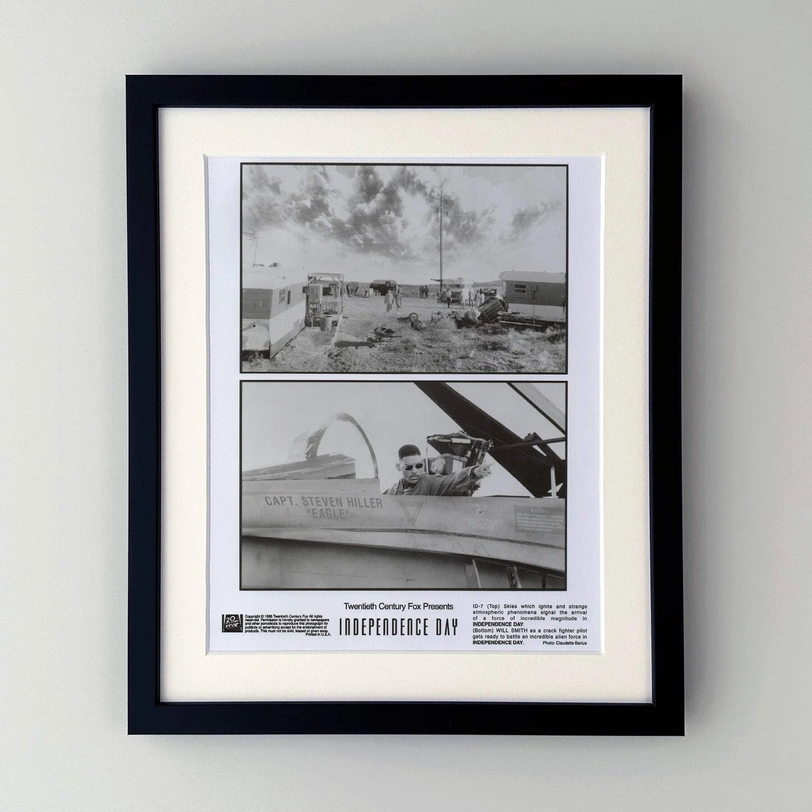 Independence Day (1996) Press Publicity Still - Framed, image 2