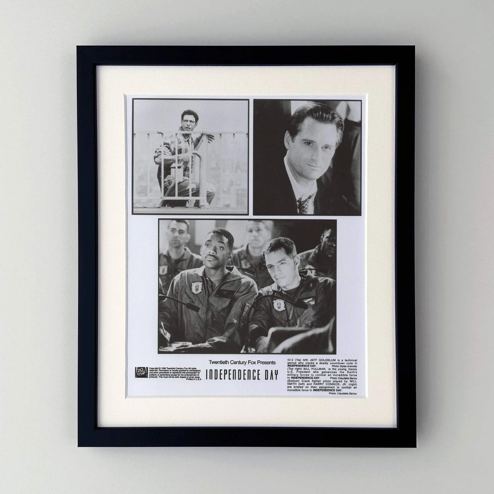 Independence Day (1996) Press Publicity Still - Framed, image 2