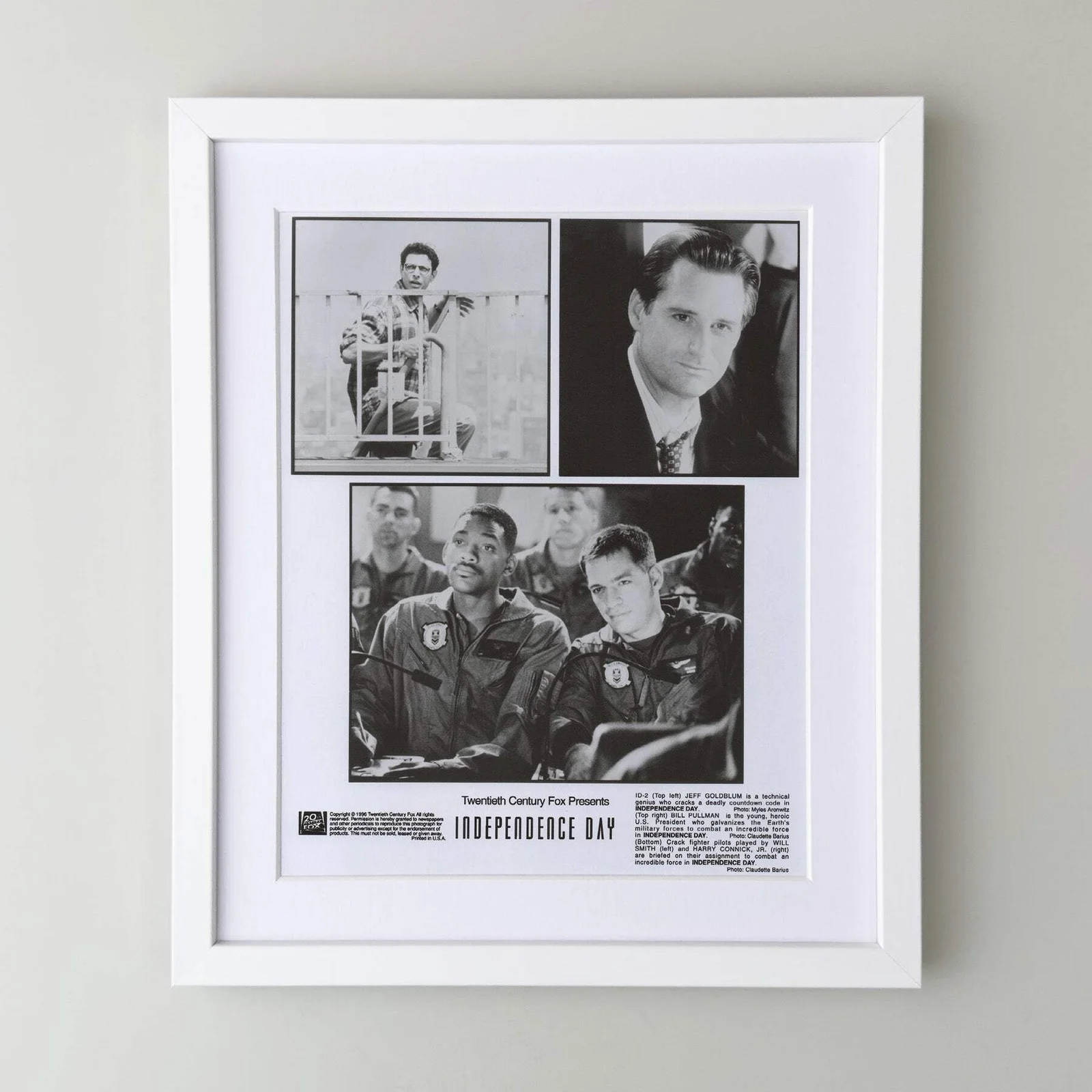 Independence Day (1996) Press Publicity Still - Framed, image 3