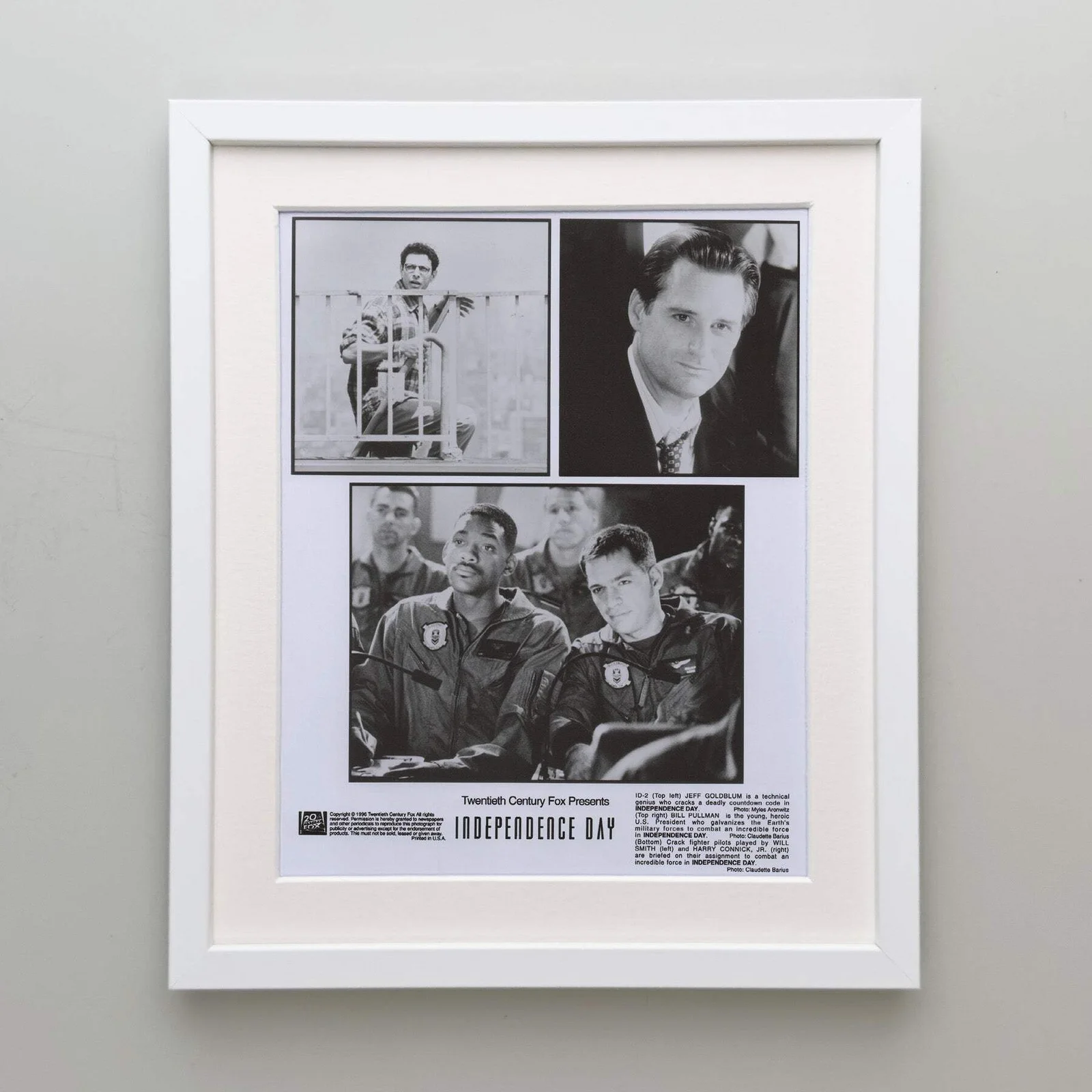 Independence Day (1996) Press Publicity Still - Framed, image 4