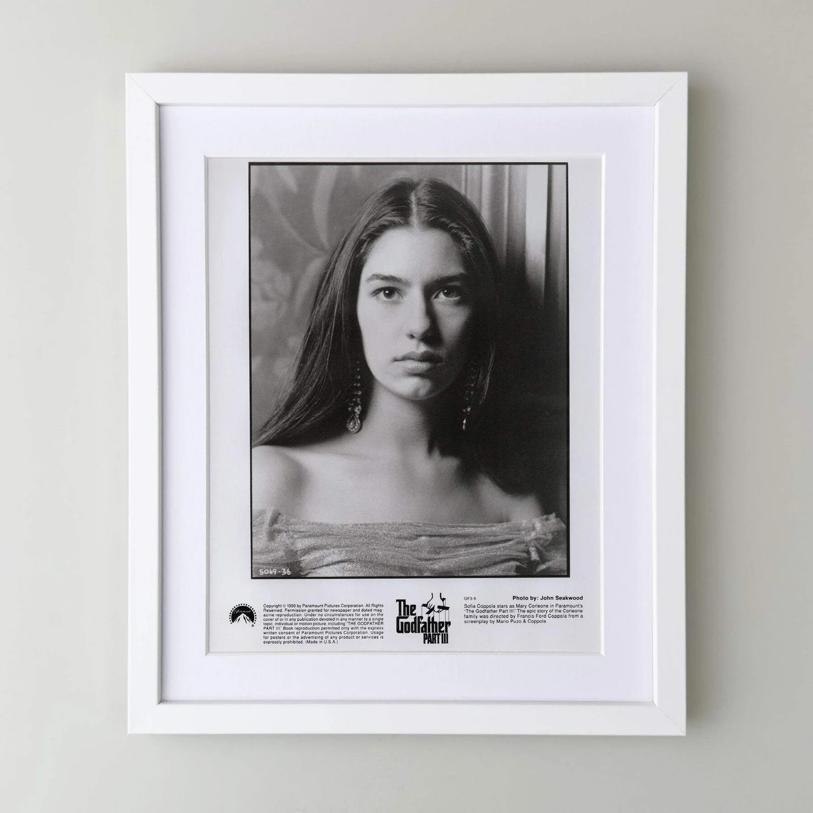 The Godfather Part 3 (1990) Press Publicity Still - Framed, image 3