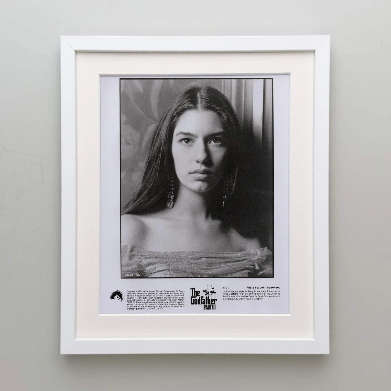 The Godfather Part 3 (1990) Press Publicity Still - Framed, image 4
