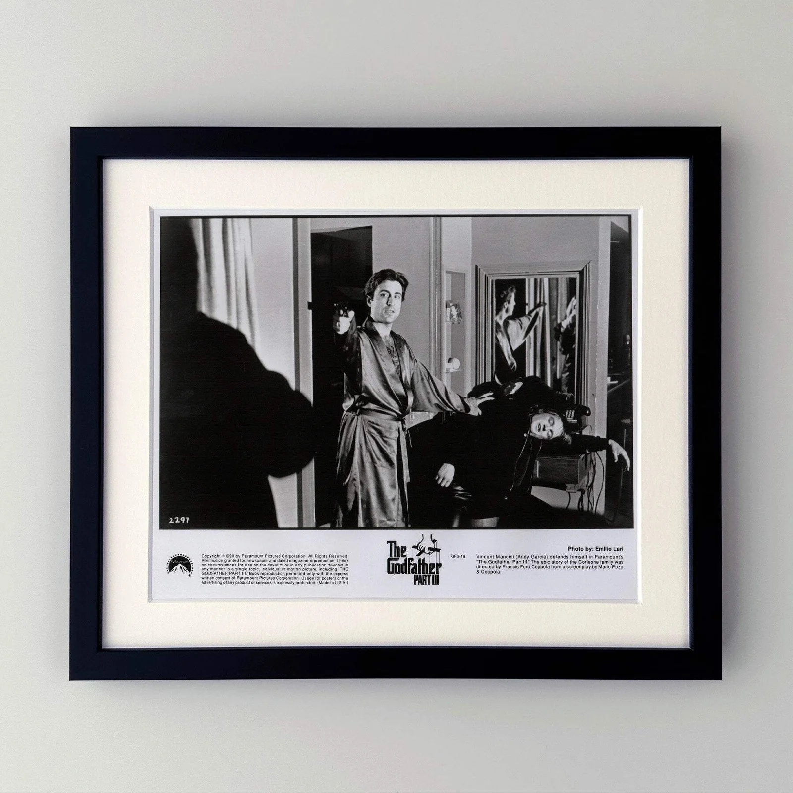 The Godfather Part 3 (1990) Press Publicity Still - Framed, image 2