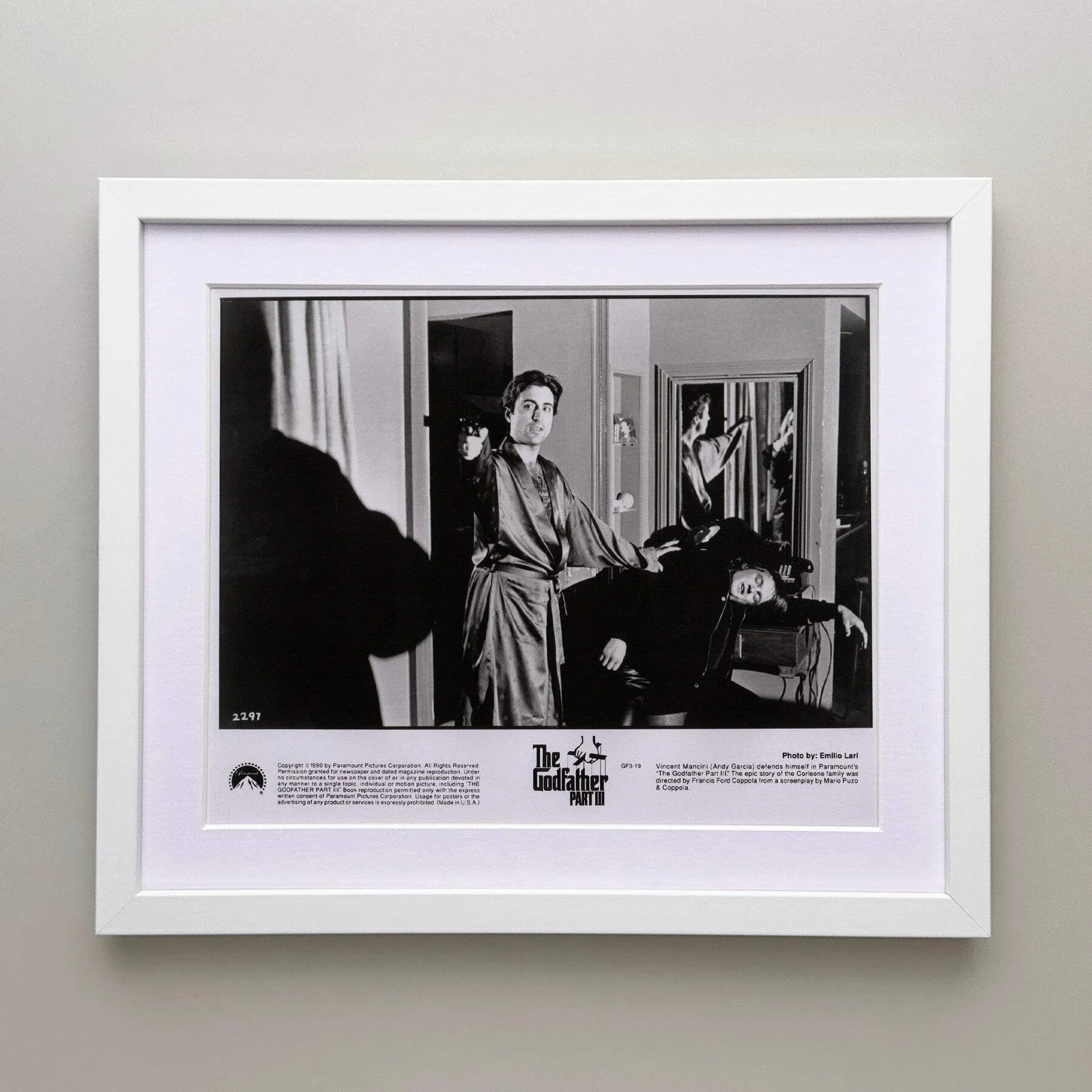 The Godfather Part 3 (1990) Press Publicity Still - Framed, image 3