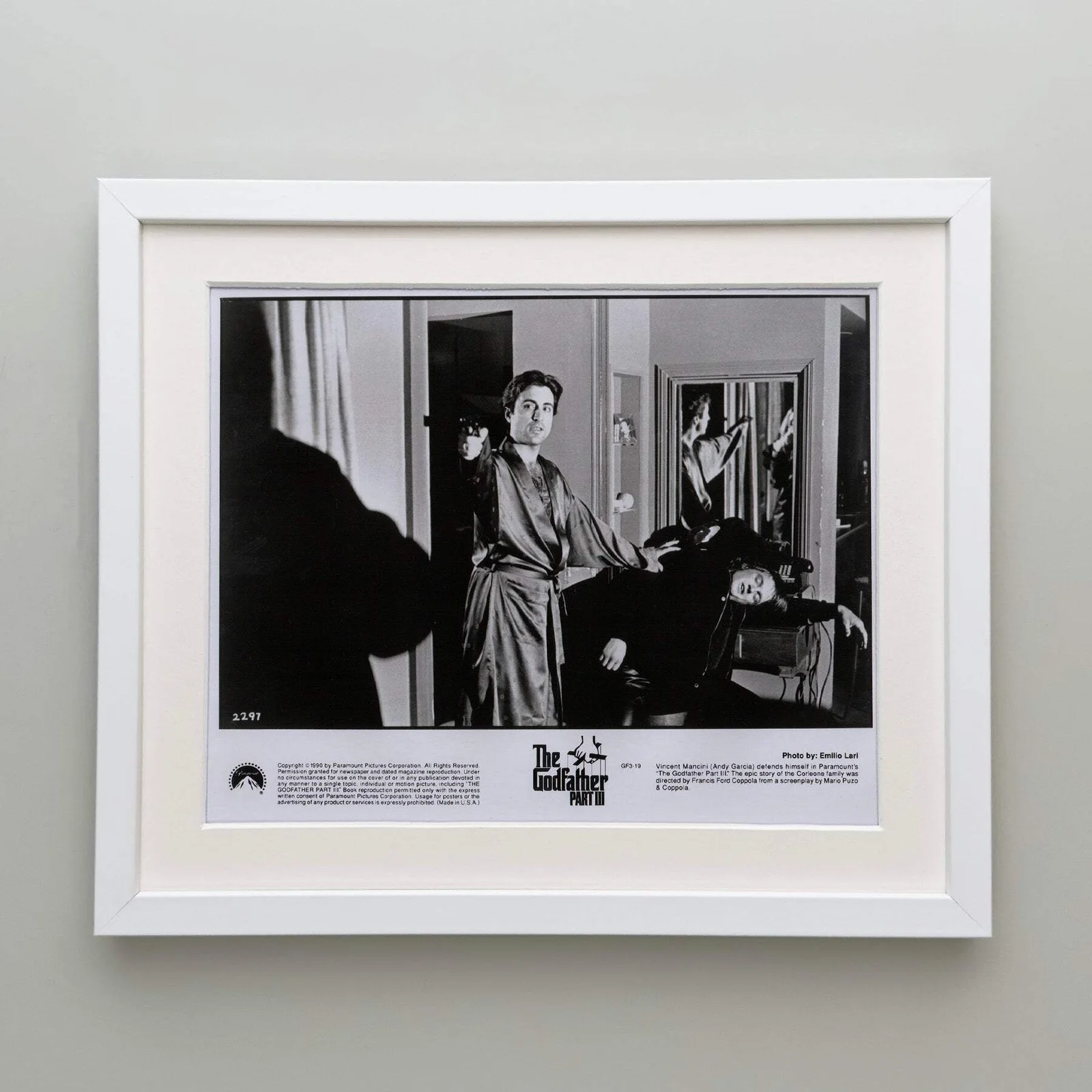 The Godfather Part 3 (1990) Press Publicity Still - Framed, image 4