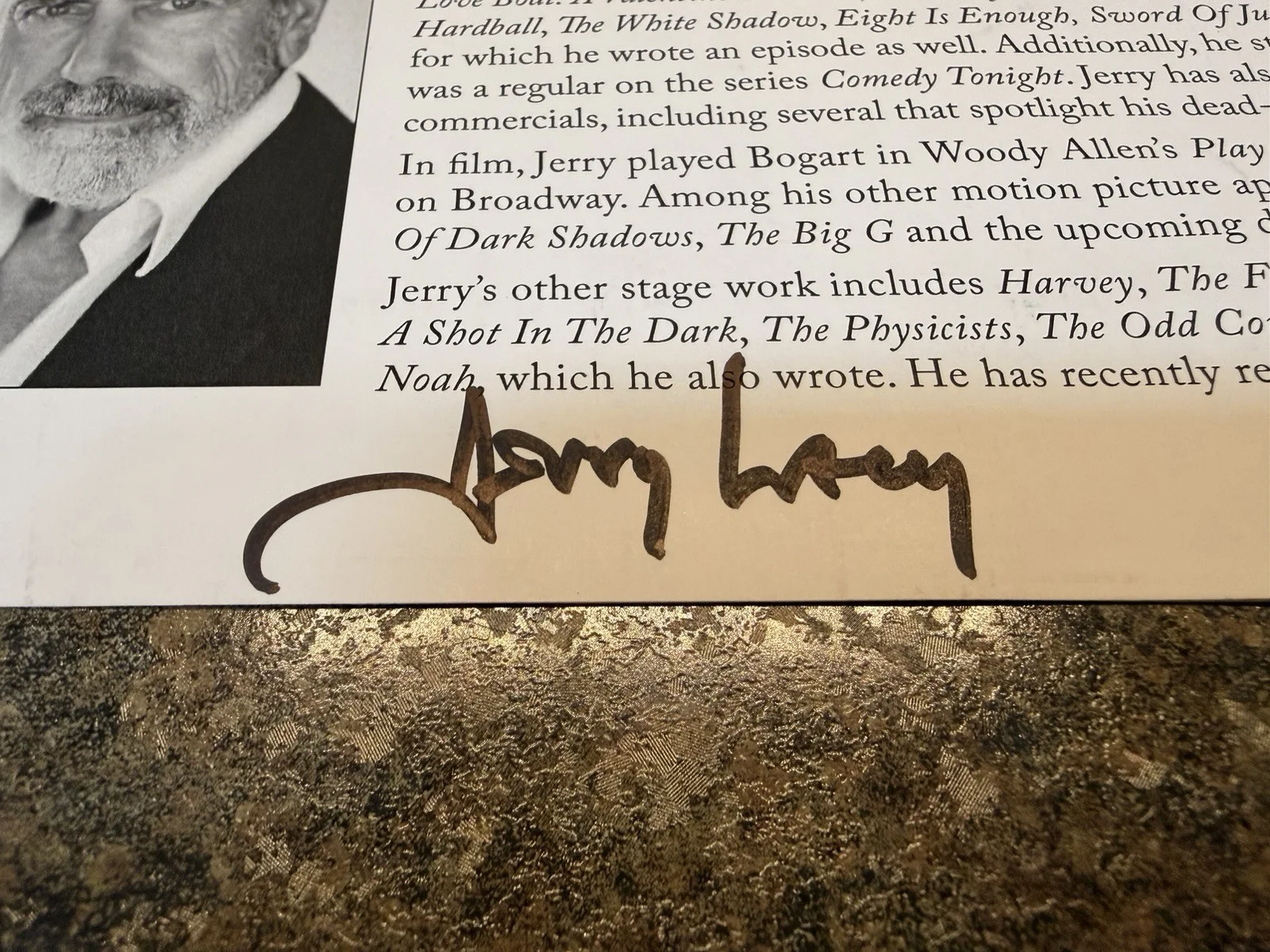 Kathryn Lee Scott — Autographed Dark Shadows Weekend 2012 Booklet - Jerry Lacy / Kathryn Leigh Scott, image 4