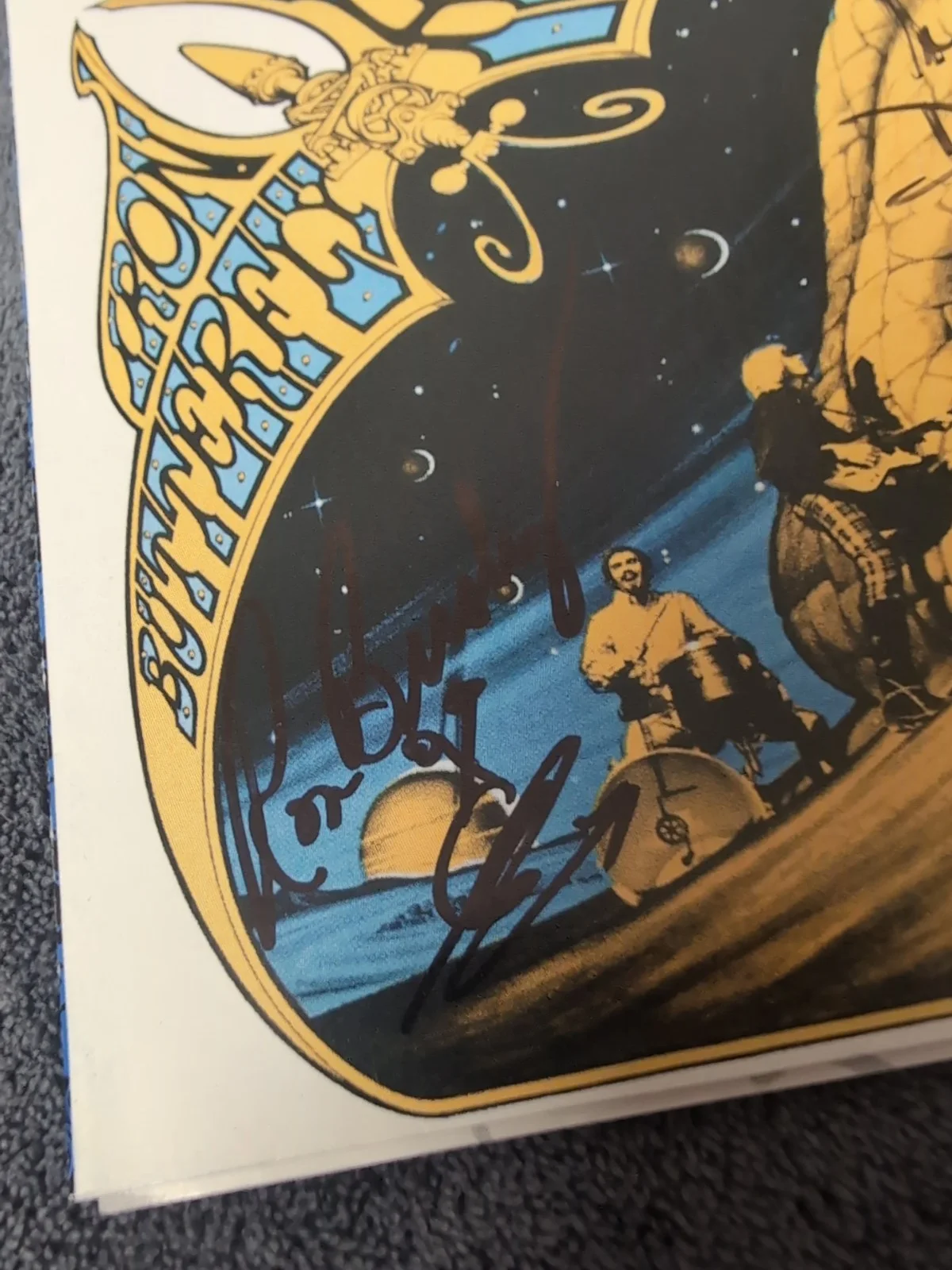Iron Butterfly Signed CD Ron Bushy Lee Dorman Autograph Auto JSA Rare, изображение 3