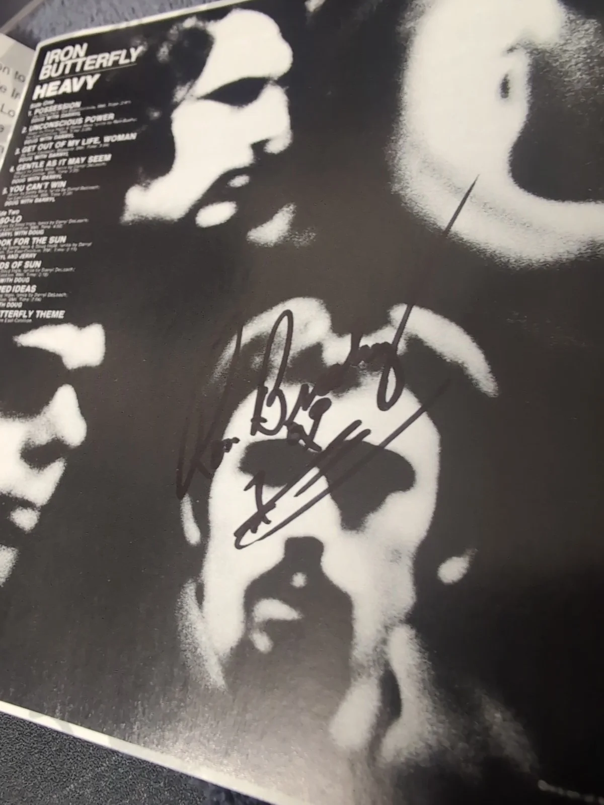 Iron Butterfly Signed CD Ron Bushy Lee Dorman Autograph Auto JSA Rare, изображение 5