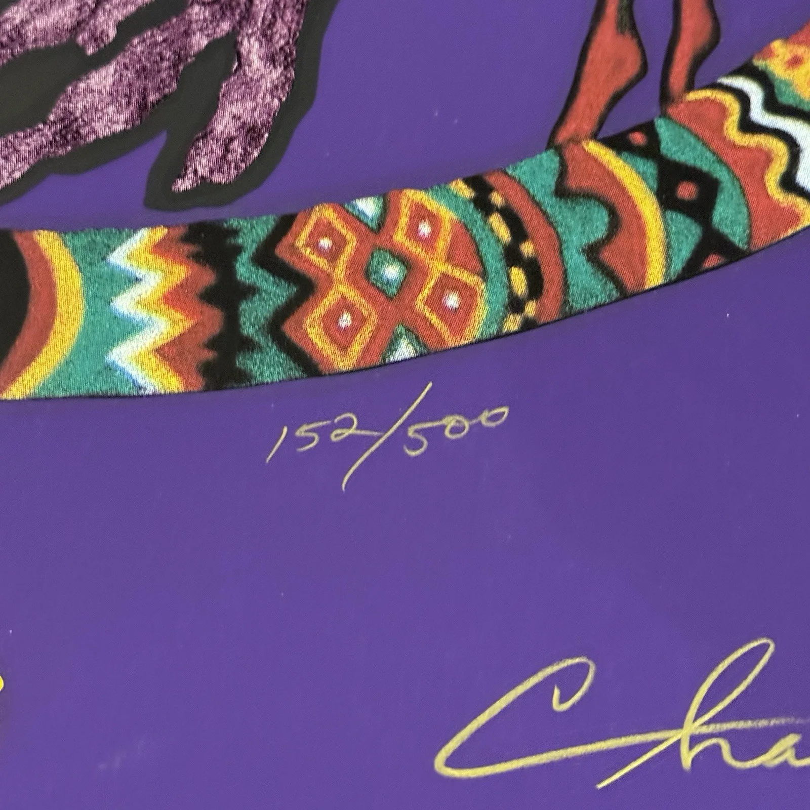 Neville Brothers Poster Autographed By Band & Artist 1994 New Orleans #152/500, изображение 4