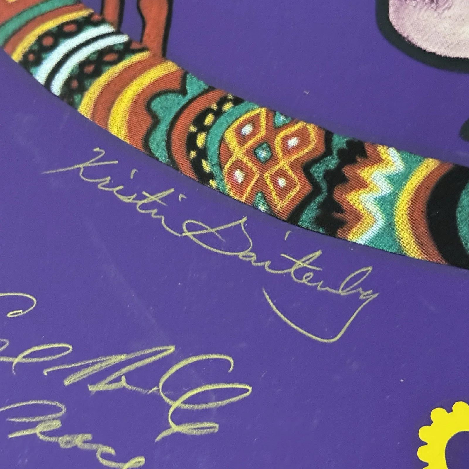 Neville Brothers Poster Autographed By Band & Artist 1994 New Orleans #152/500, изображение 5