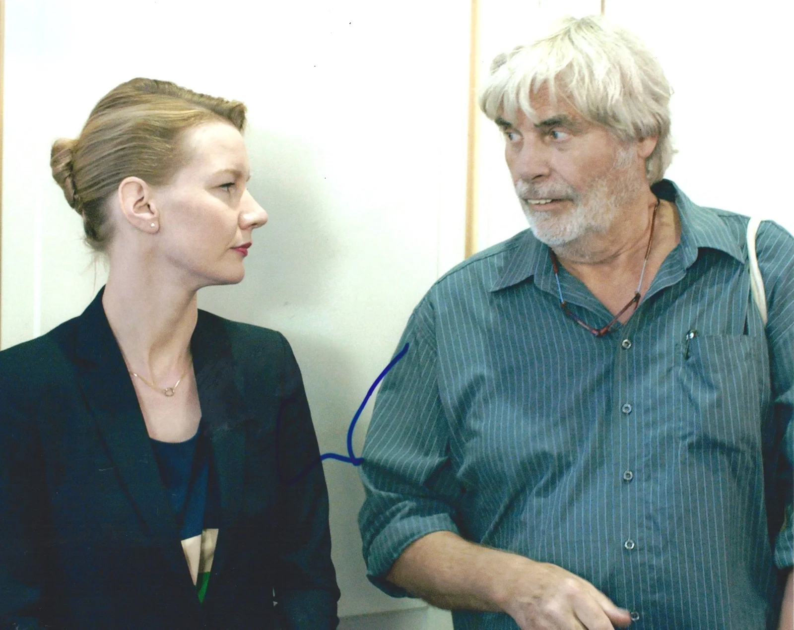 Sandra Huller — Sandra Huller signed Toni Erdmann 8x10 photo. Exact Proof. Project Hail Mary
