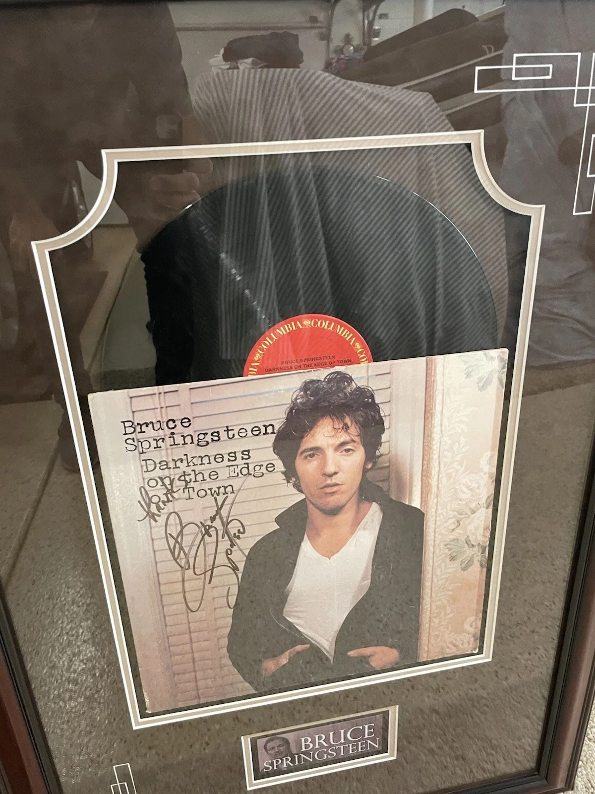 Bruce Springsteen Autographed Album - Darkness On The Edge Of Town. Very Nice!, изображение 3