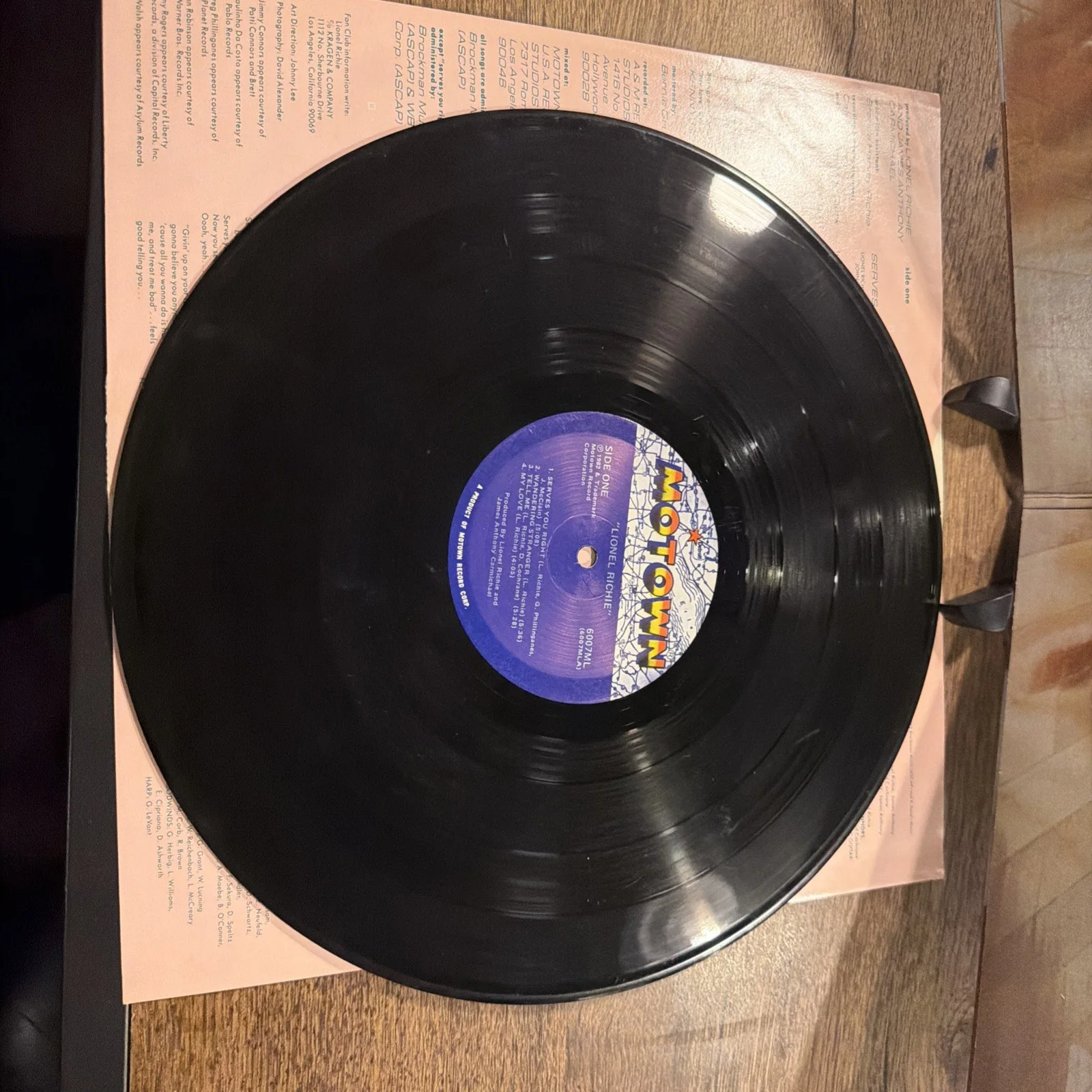 NICE LP Lionel Richie Record - Self Titled, image 3