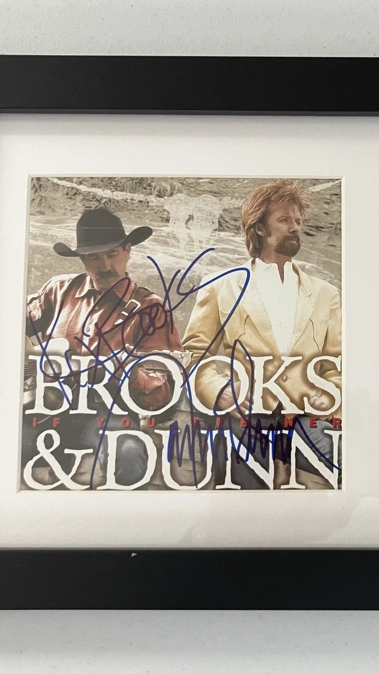 Brooks and Dunn Signed/Autographed Cd/Cover Framed With Coa, image 2