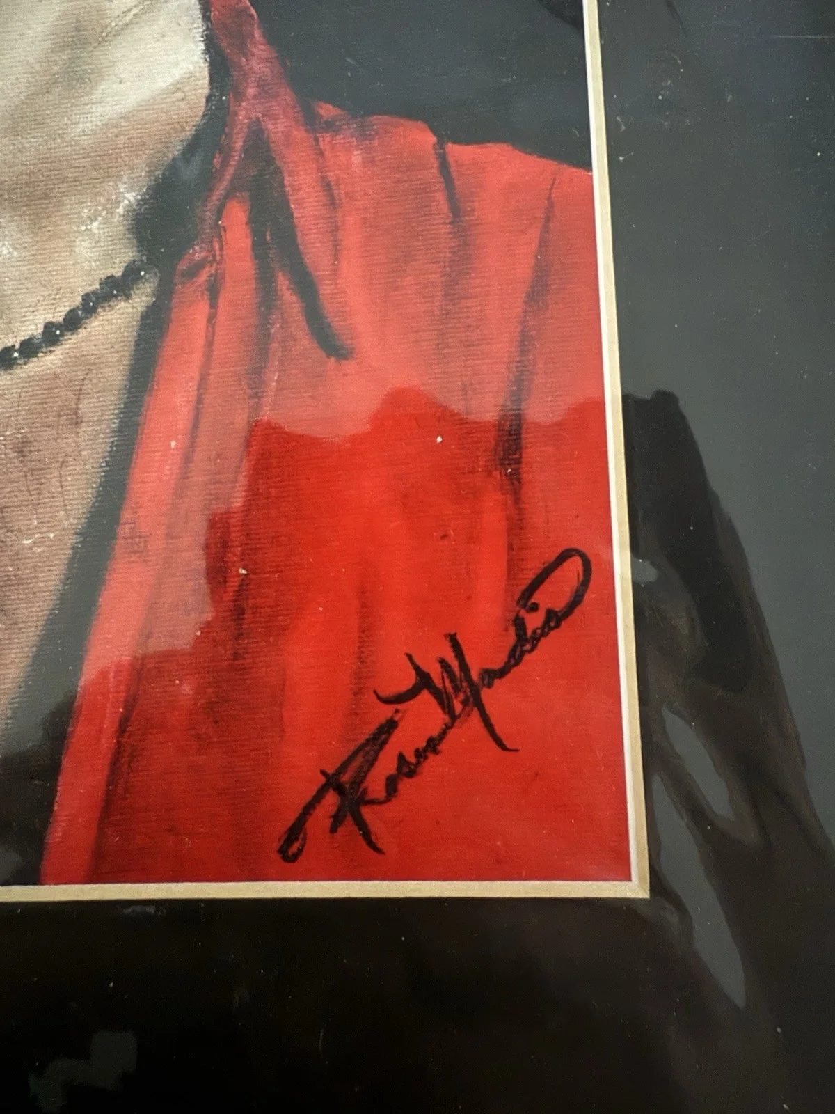 Bon Jovi Painting Signed, image 2