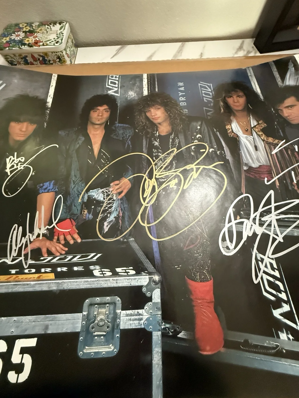 Bon Jovi Autograph Poster With Four Autographs ￼, image 4