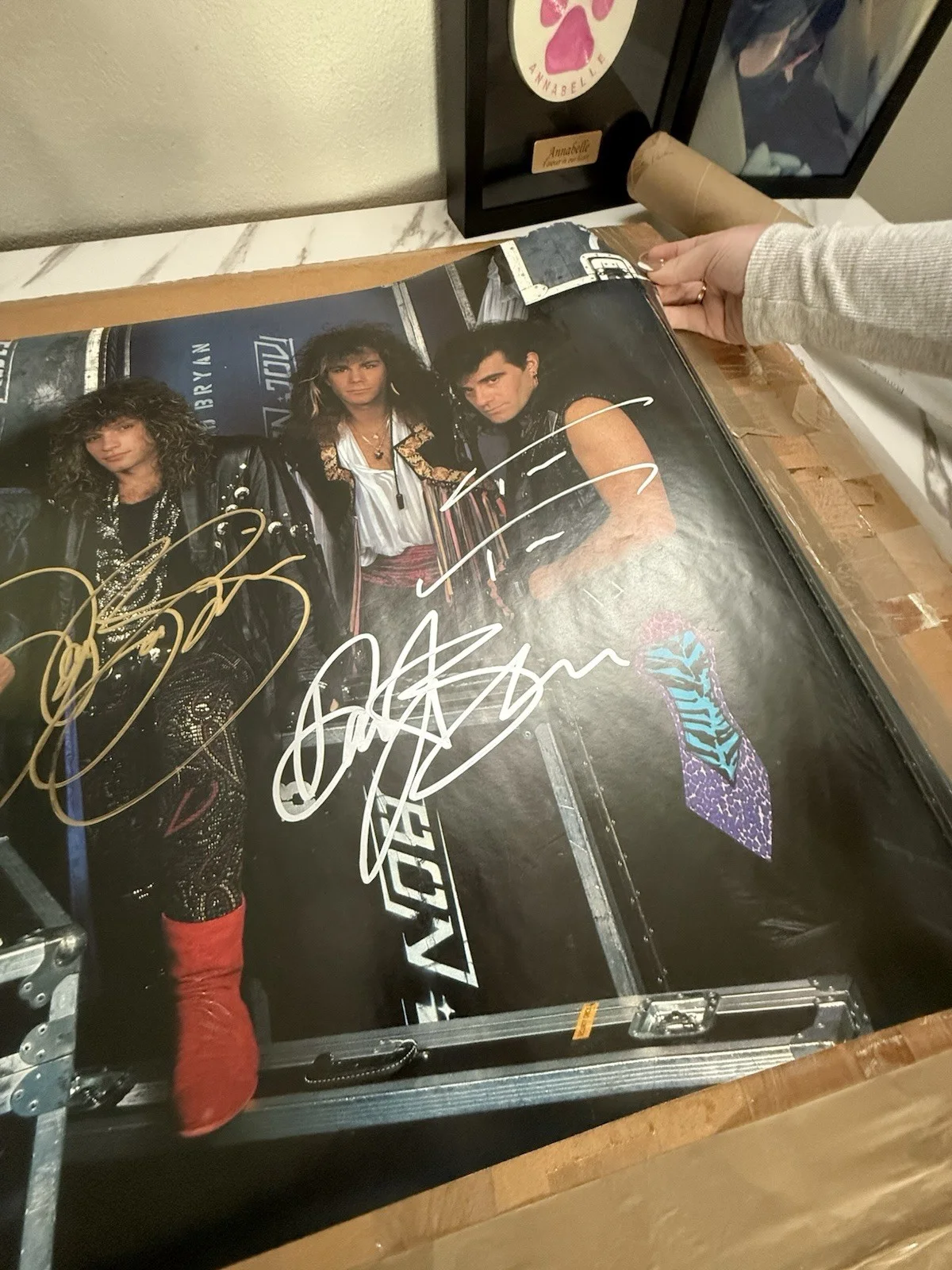 Bon Jovi Autograph Poster With Four Autographs ￼, image 5