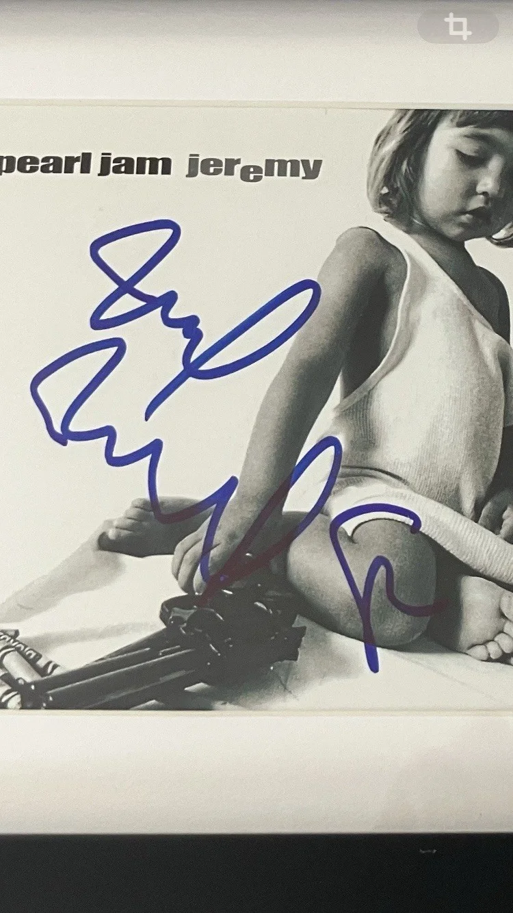 Pearl Jam Signed/Autographed Cd/Cover Framed With COA, image 2