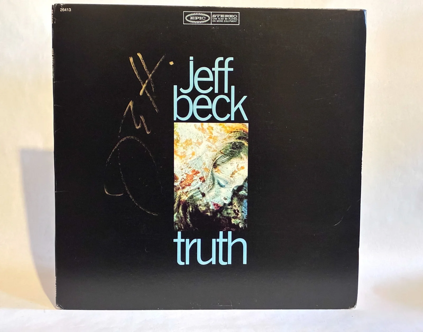 Jeff Beck-Truth !!SIGNED LP COVER!!, image 2