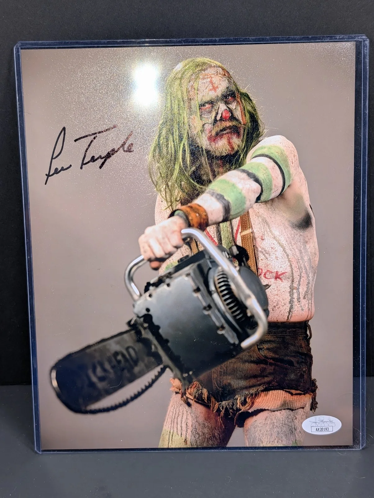 Lew Temple — Lew Temple "Psychohead" - Rob Zombie's 31 - JSA Certified - Signed 8x10 Photo