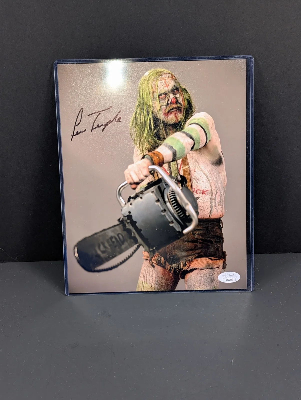 Lew Temple — Lew Temple "Psychohead" - Rob Zombie's 31 - JSA Certified - Signed 8x10 Photo, изображение 2