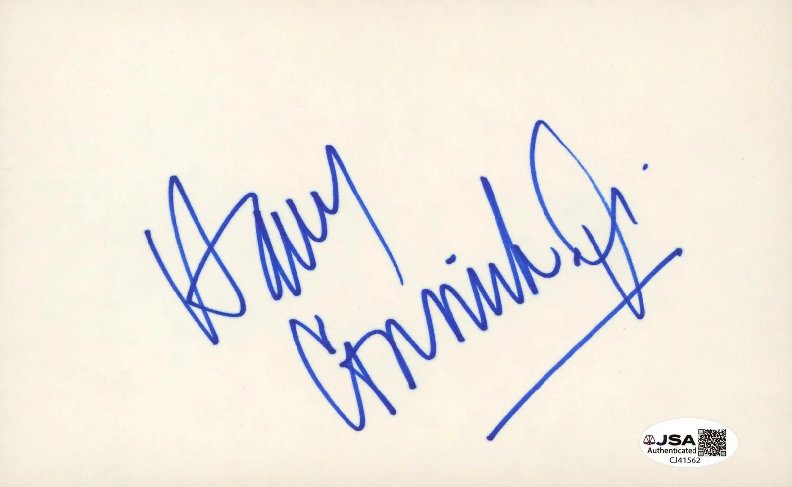 Harry Connick Jr — Harry Connick Jr. Hope Floats Authentic Signed 5x8 Cut Signature JSA #CJ41562