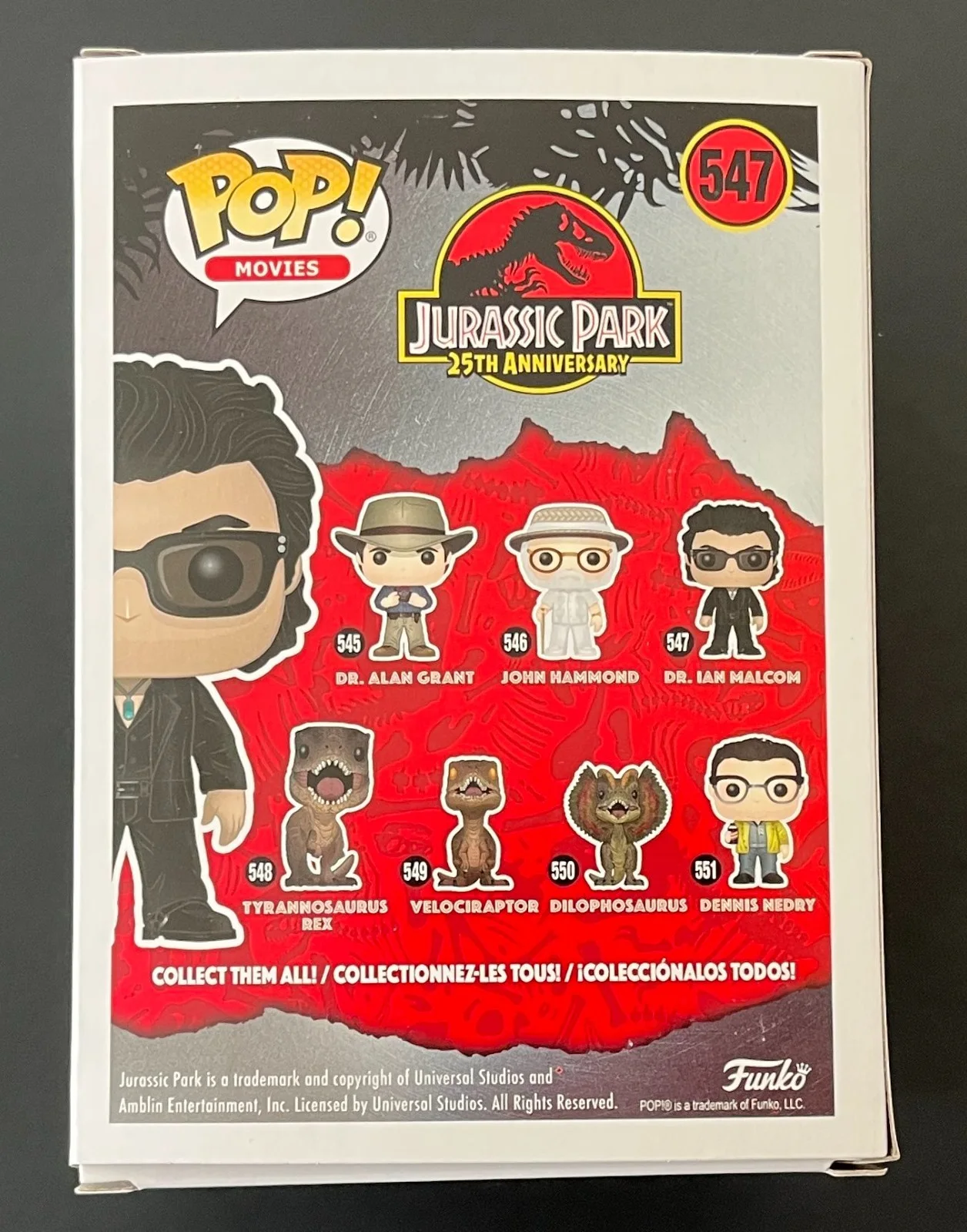 JEFF GOLDBLUM SIGNED JURASSIC PARK DR. IAN MALCOLM FUNKO EXACT PROOF BECKETT COA, image 5